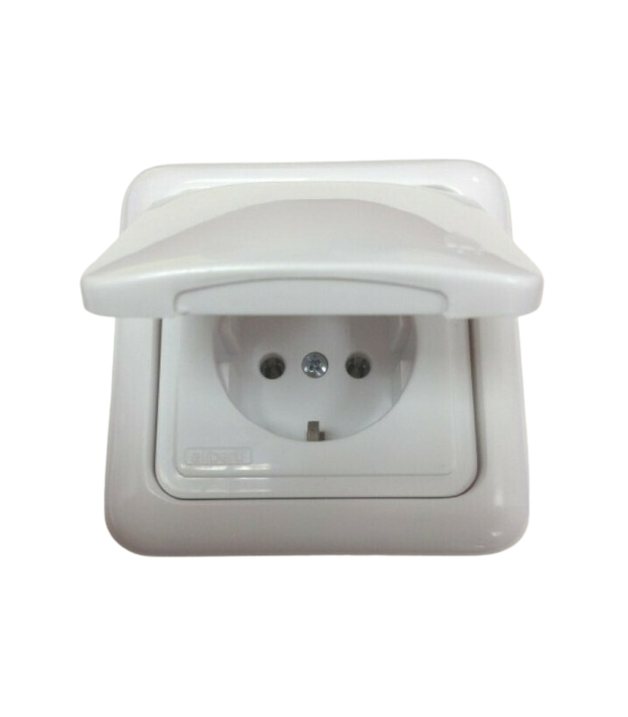 Πρίζα Σούκο Με Καπάκι